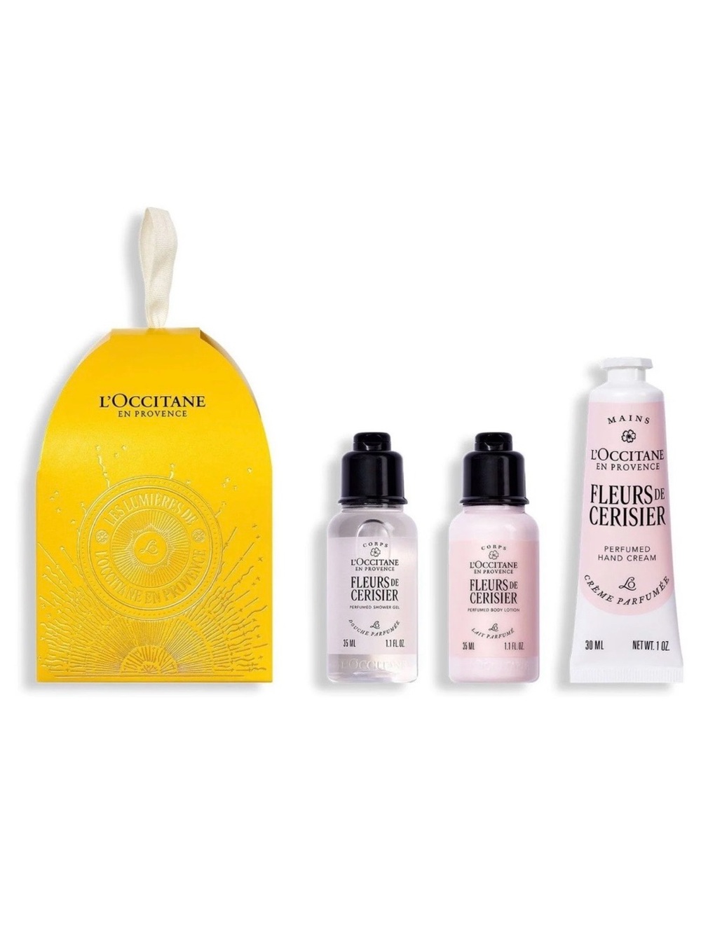 L'Occitane Fleurs De Cerisier Cherry Blossom Body Care Gift Set